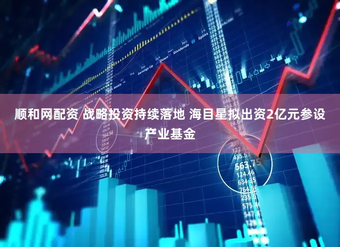 顺和网配资 战略投资持续落地 海目星拟出资2亿元参设产业基金